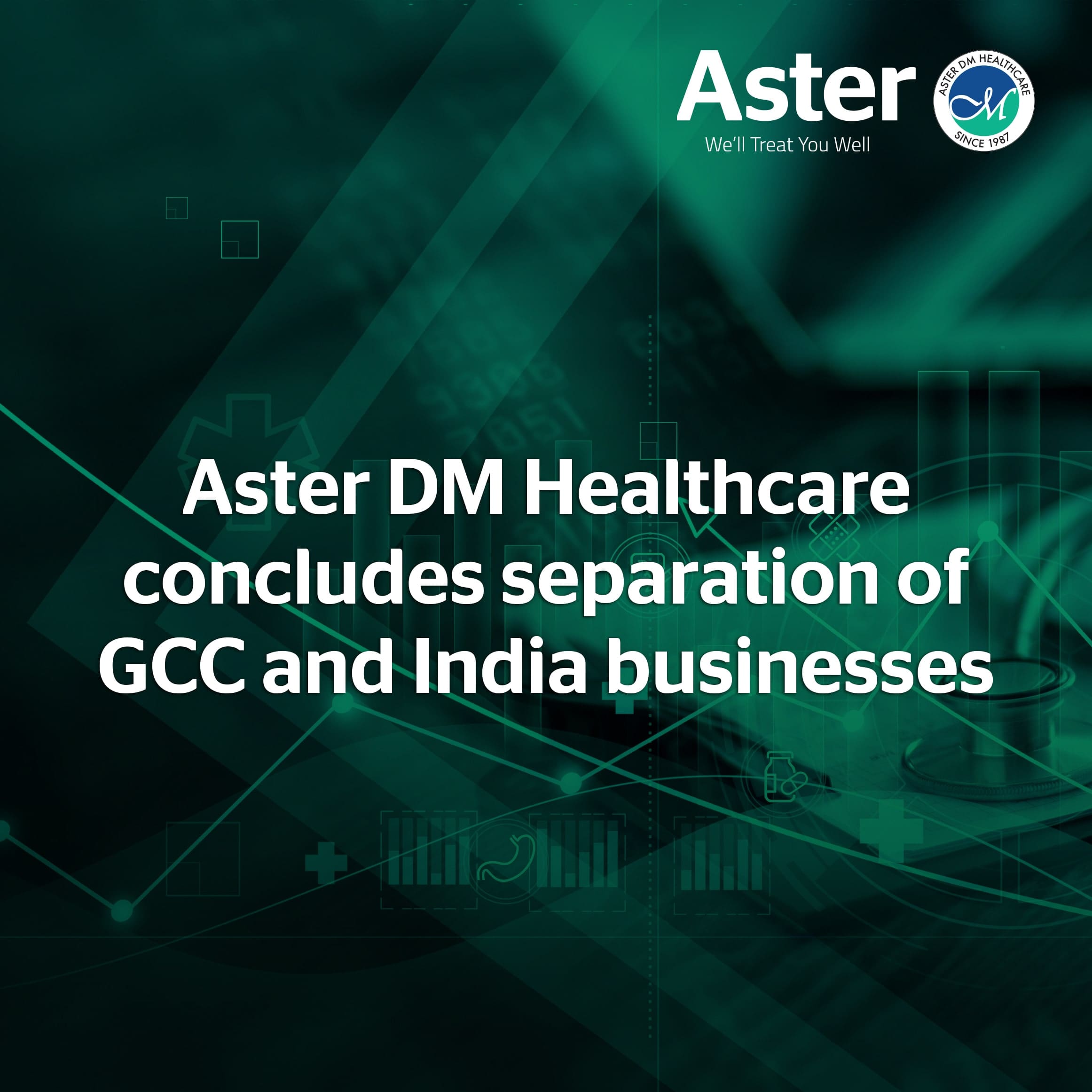 Aster DM Healthcare concludes separation of India and GCC businesses